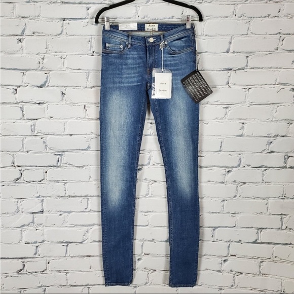 Acne Studios Low Vintage Skinny Jeans - Picture 1 of 9